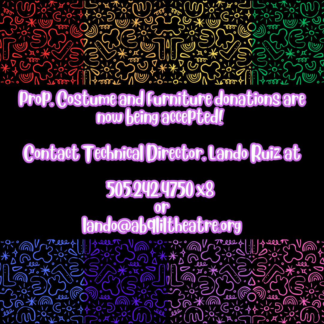 Costume/Props Donations Albuquerque Little Theatre